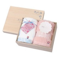 天使のさくら 日本製 愛媛今治 木箱入りタオルセット 天使のさくら 日本製 愛媛今治 木箱入りタオルセット